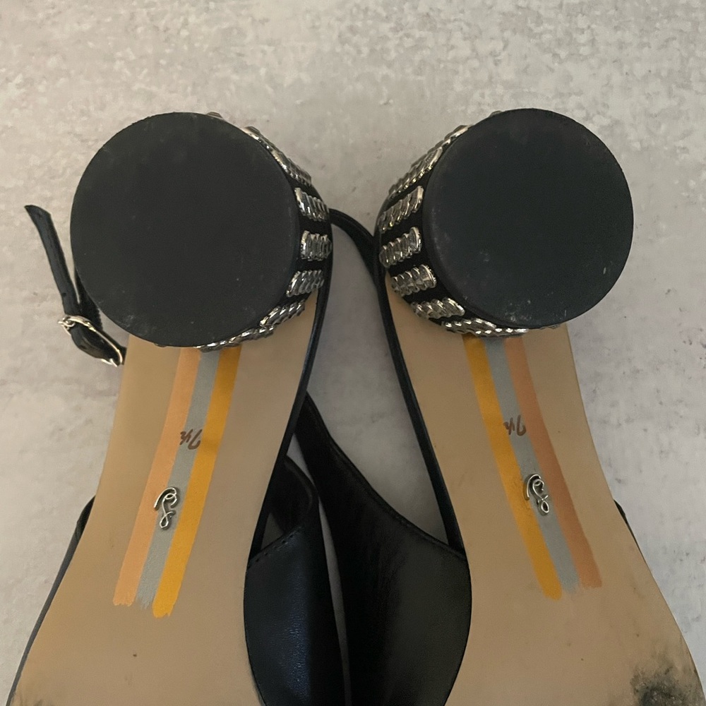 Sam Edelman Terra Rhinestone Slingback Pump 7.5 - Picture 5 of 6